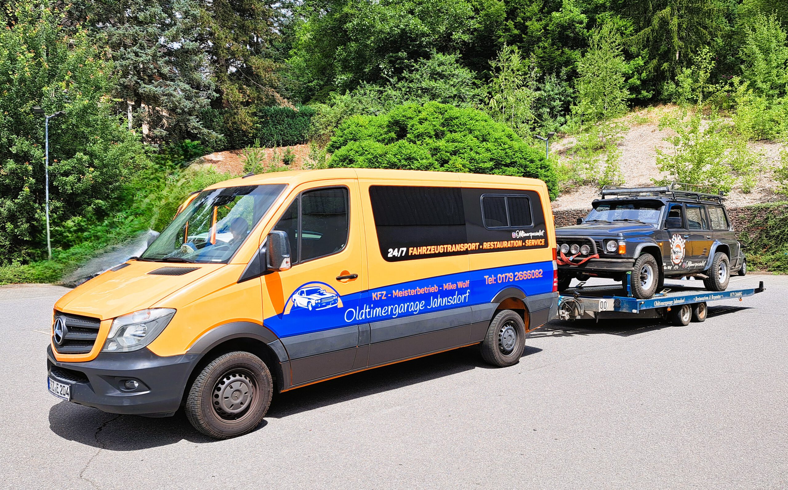 der neue Firmen Bus. 3,5 T Anhängelast